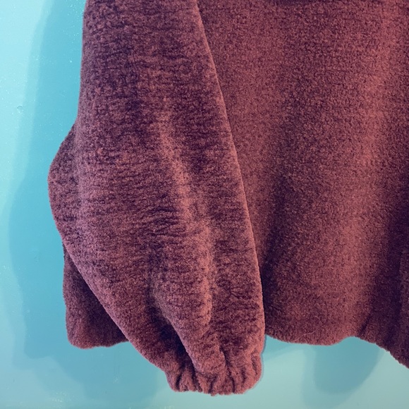 Ashley Stewart Teddy Faux Shearling Fur Hoodie Zip Jacket Plush Women’s 26 New - Picture 3 of 11